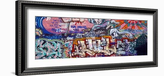 Graffiti on City Wall-null-Framed Photographic Print