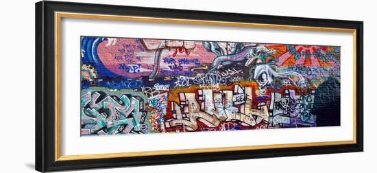 Graffiti on City Wall-null-Framed Photographic Print