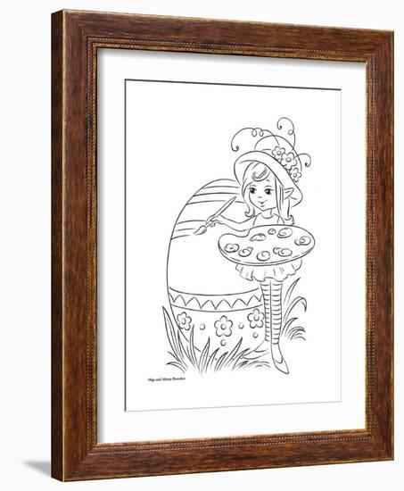 Graffiti on the eggs-Olga And Alexey Drozdov-Framed Giclee Print