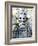 Graffiti Robot Color-Roseanne Jones-Framed Giclee Print