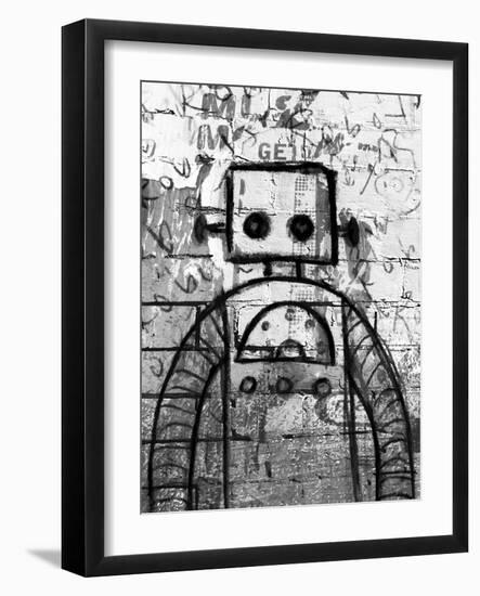 Graffiti Robot-Roseanne Jones-Framed Giclee Print