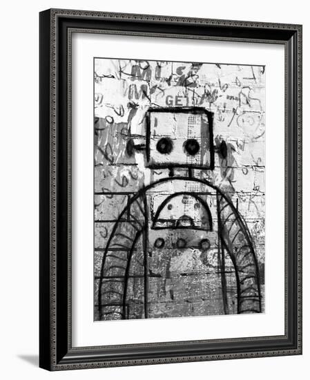 Graffiti Robot-Roseanne Jones-Framed Giclee Print