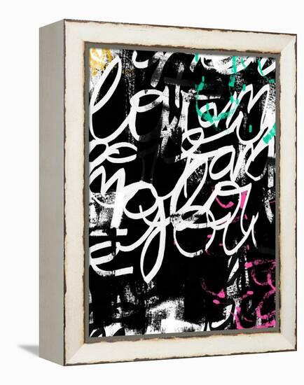 Graffiti Scribe II-June Vess-Framed Stretched Canvas