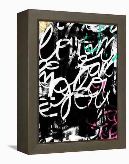 Graffiti Scribe II-June Vess-Framed Stretched Canvas