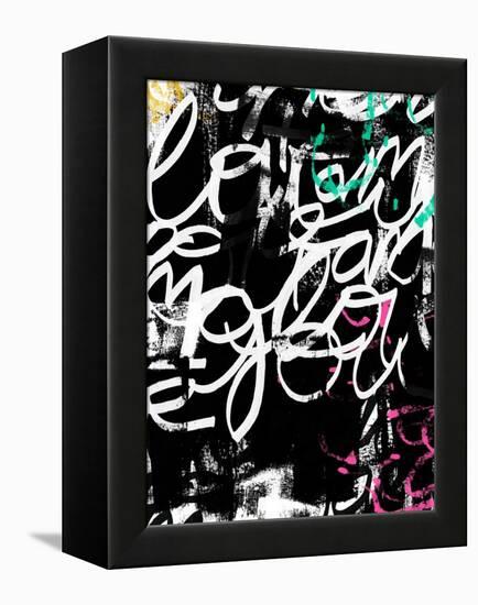 Graffiti Scribe II-June Vess-Framed Stretched Canvas
