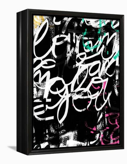 Graffiti Scribe II-June Vess-Framed Stretched Canvas