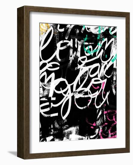 Graffiti Scribe II-June Vess-Framed Art Print