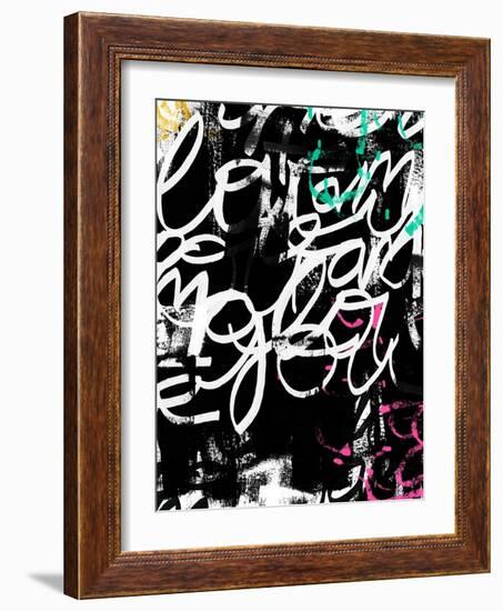Graffiti Scribe II-June Vess-Framed Art Print