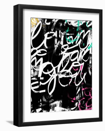 Graffiti Scribe II-June Vess-Framed Art Print