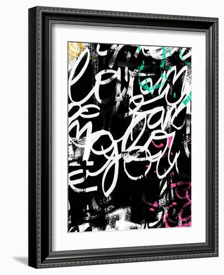 Graffiti Scribe II-June Vess-Framed Art Print