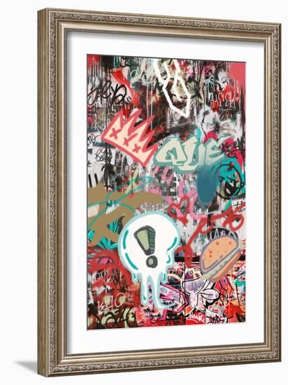 Graffiti Three-THE Studio-Framed Giclee Print