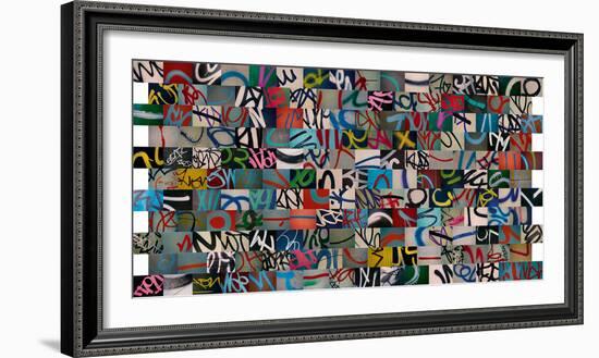 Graffiti-Sharon Elphick-Framed Giclee Print