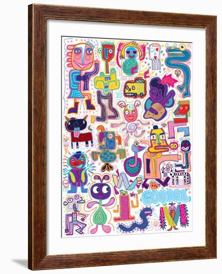 Graffitti I-Gerry Baptist-Framed Giclee Print