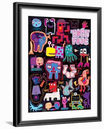 Graffitti II-Gerry Baptist-Framed Giclee Print