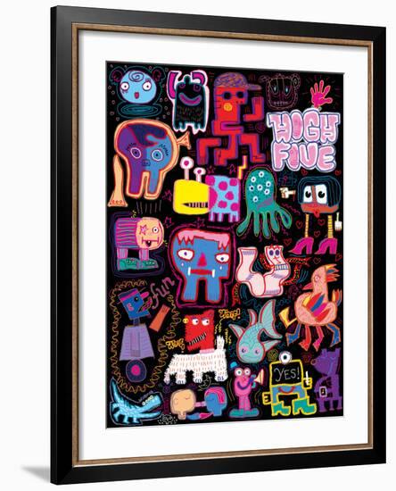 Graffitti II-Gerry Baptist-Framed Giclee Print