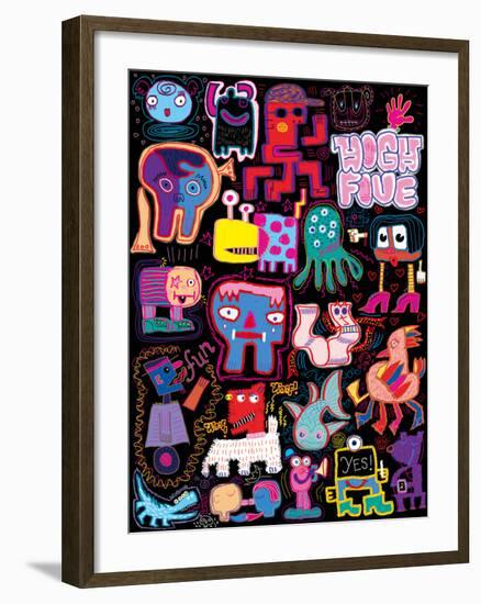 Graffitti II-Gerry Baptist-Framed Giclee Print