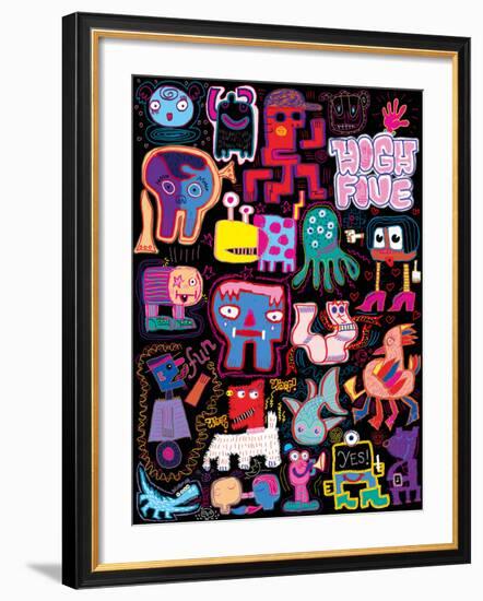 Graffitti II-Gerry Baptist-Framed Giclee Print