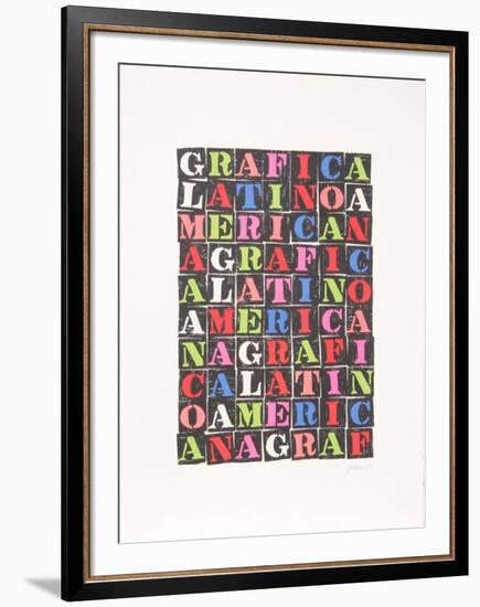 Graficalatinamericana-Antonio Frasconi-Framed Limited Edition