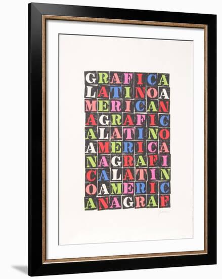 Graficalatinamericana-Antonio Frasconi-Framed Limited Edition