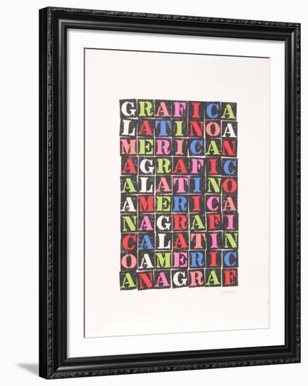 Graficalatinamericana-Antonio Frasconi-Framed Limited Edition