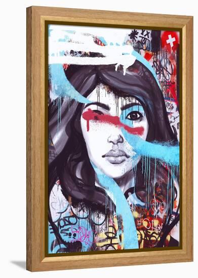 Grafitti Five-THE Studio-Framed Premier Image Canvas