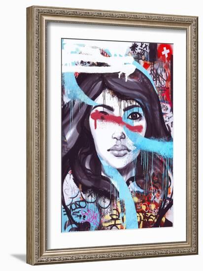 Grafitti Five-THE Studio-Framed Giclee Print