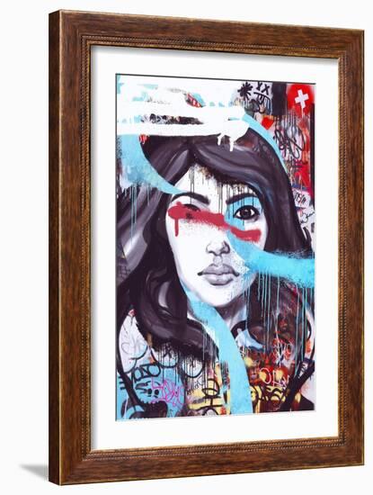 Grafitti Five-THE Studio-Framed Giclee Print