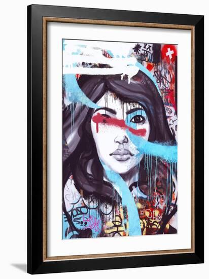 Grafitti Five-THE Studio-Framed Giclee Print