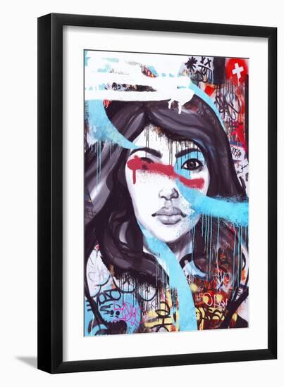 Grafitti Five-THE Studio-Framed Giclee Print