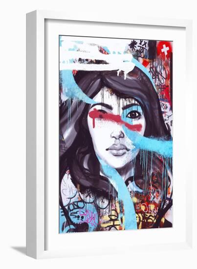 Grafitti Five-THE Studio-Framed Giclee Print