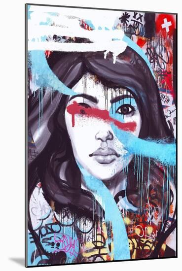 Grafitti Five-THE Studio-Mounted Giclee Print