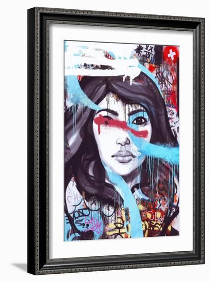 Grafitti Five-THE Studio-Framed Giclee Print