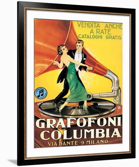 Grafofoni Columbia, Milano-null-Framed Premium Giclee Print