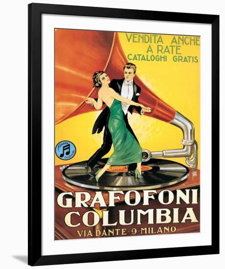 Grafofoni Columbia, Milano-null-Framed Premium Giclee Print