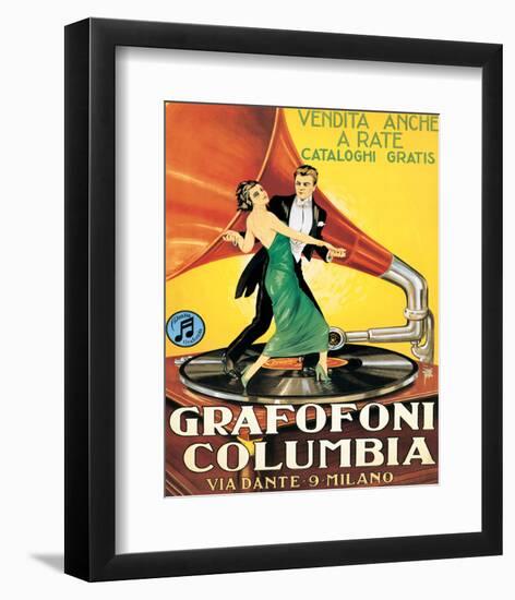 Grafofoni Columbia, Milano-null-Framed Art Print