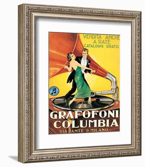 Grafofoni Columbia, Milano-null-Framed Art Print