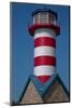 Grafton Illinois Red and White Striped Lighthouse-Joseph Sohm-Mounted Photographic Print