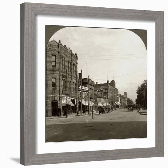 Grafton Street, Charlottetown, Prince Edward Island, Canada, Early 20th Century-null-Framed Photographic Print