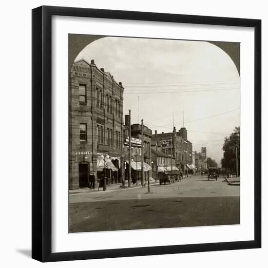 Grafton Street, Charlottetown, Prince Edward Island, Canada, Early 20th Century-null-Framed Photographic Print