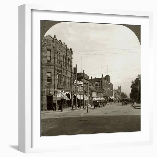 Grafton Street, Charlottetown, Prince Edward Island, Canada, Early 20th Century-null-Framed Photographic Print