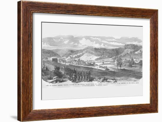 Grafton, West Virginia Occupied-Frank Leslie-Framed Art Print