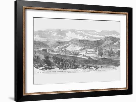 Grafton, West Virginia Occupied-Frank Leslie-Framed Art Print