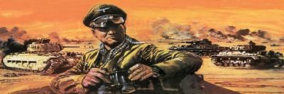 Rommel in North Africa-Graham Coton-Giclee Print