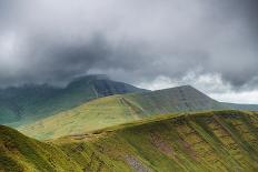 Fan y Big, Cribyn and Pen y Fan viewed from the south east, UK-Graham Eaton-Photographic Print