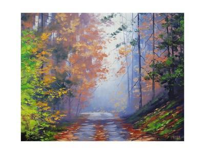 Misty Autumn Day Art Print Graham Gercken Art Com