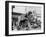 Graham Hill, Denny Hulme and Brian Redman, Spanish Grand Prix, 1968-null-Framed Photographic Print