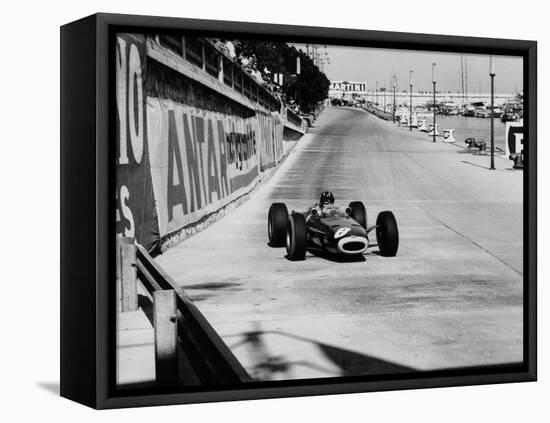 Graham Hill, Monaco Grand Prix, 1964-null-Framed Premier Image Canvas