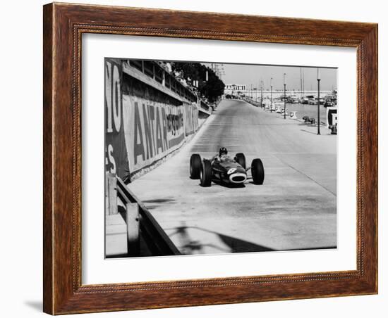 Graham Hill, Monaco Grand Prix, 1964-null-Framed Photographic Print