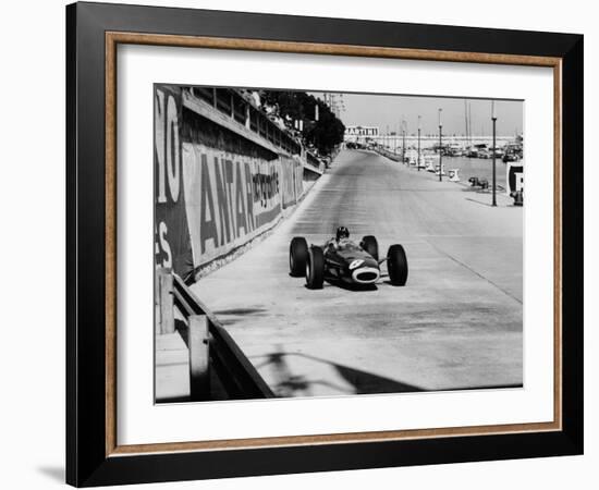 Graham Hill, Monaco Grand Prix, 1964-null-Framed Photographic Print