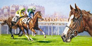 'Teeton Mill' winning at Kempton, 1998-Graham Isom-Framed Premium Giclee Print